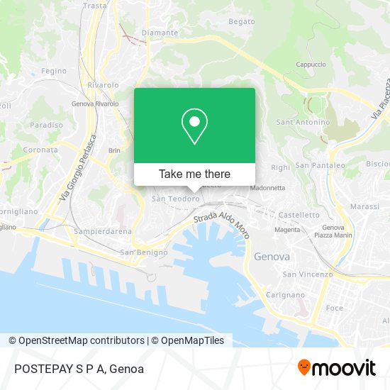 POSTEPAY S P A map
