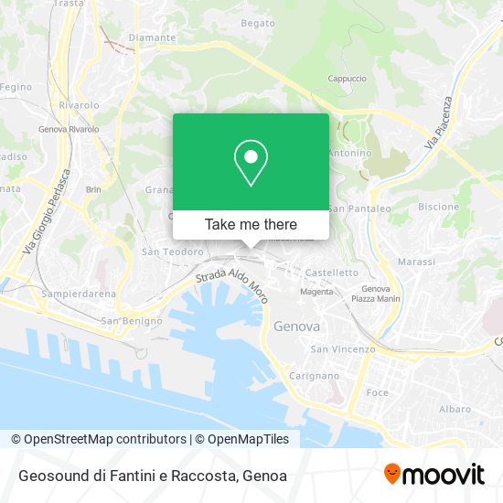 Geosound di Fantini e Raccosta map