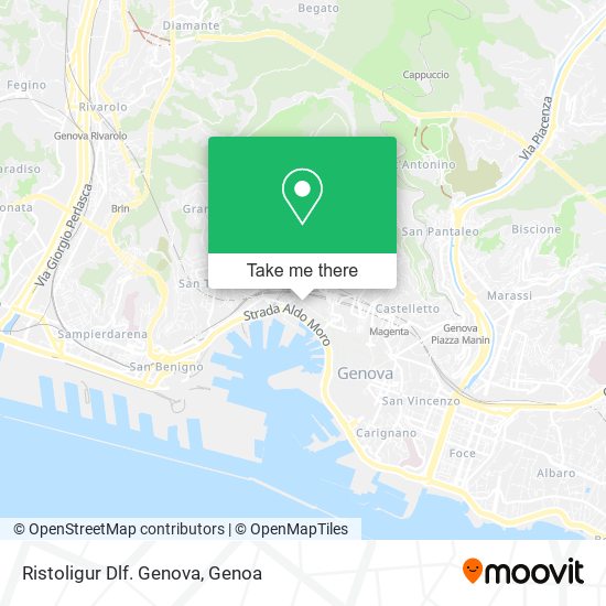 Ristoligur Dlf. Genova map