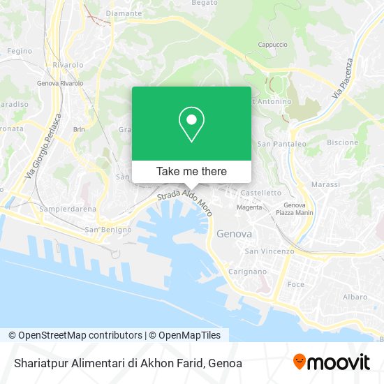 Shariatpur Alimentari di Akhon Farid map