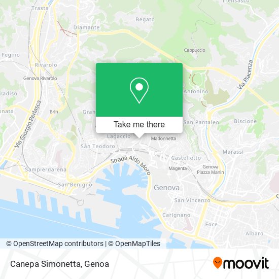 Canepa Simonetta map