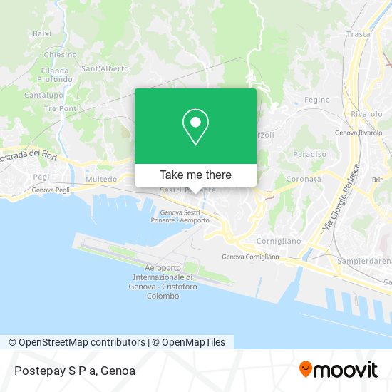 Postepay S P a map