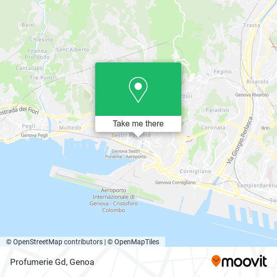 Profumerie Gd map