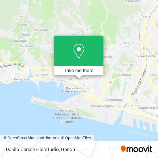 Danilo Canale Hairstudio map
