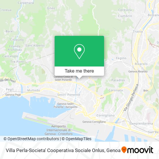 Villa Perla-Societa' Cooperativa Sociale Onlus map