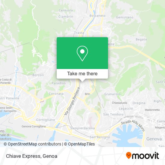 Chiave Express map