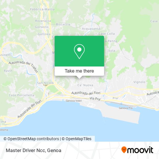 Master Driver Ncc map