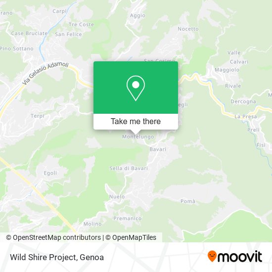 Wild Shire Project map