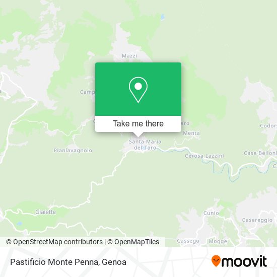 Pastificio Monte Penna map