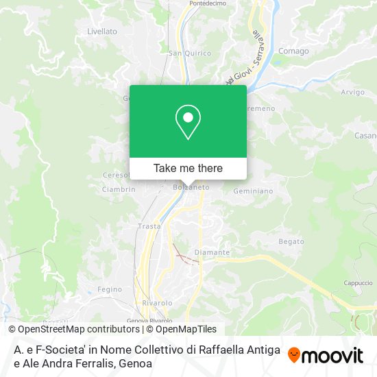 A. e F-Societa' in Nome Collettivo di Raffaella Antiga e Ale Andra Ferralis map