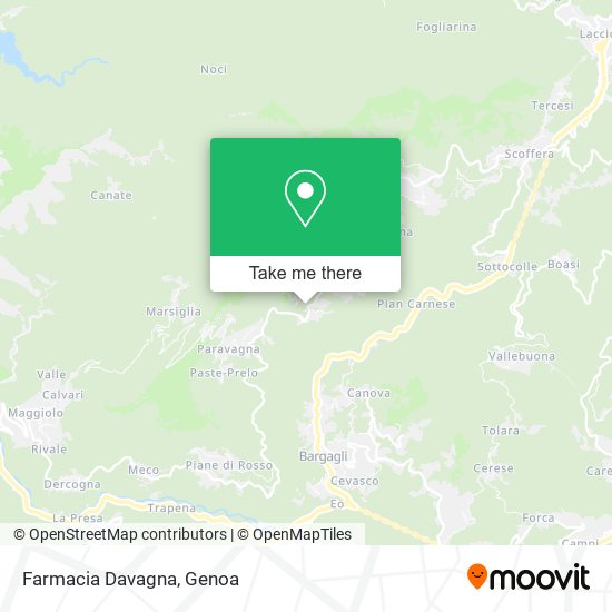 Farmacia Davagna map