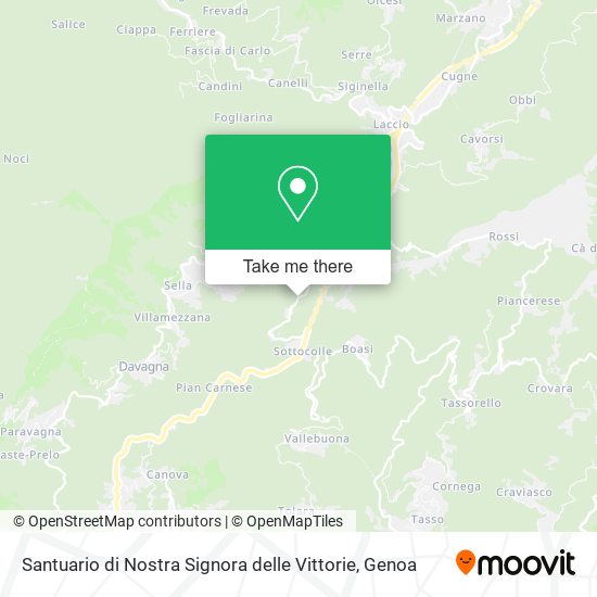 Santuario di Nostra Signora delle Vittorie map