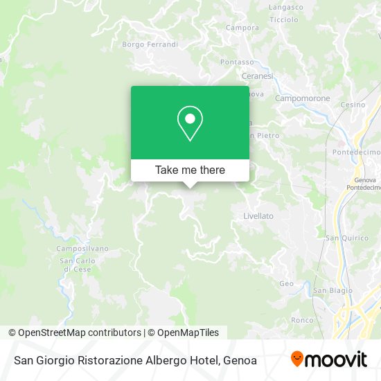 San Giorgio Ristorazione Albergo Hotel map