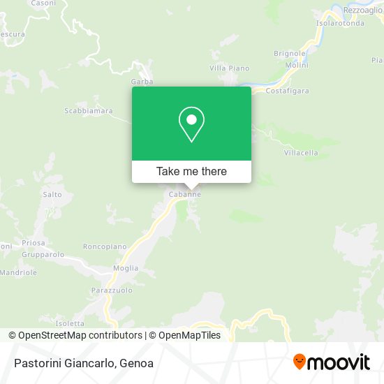 Pastorini Giancarlo map