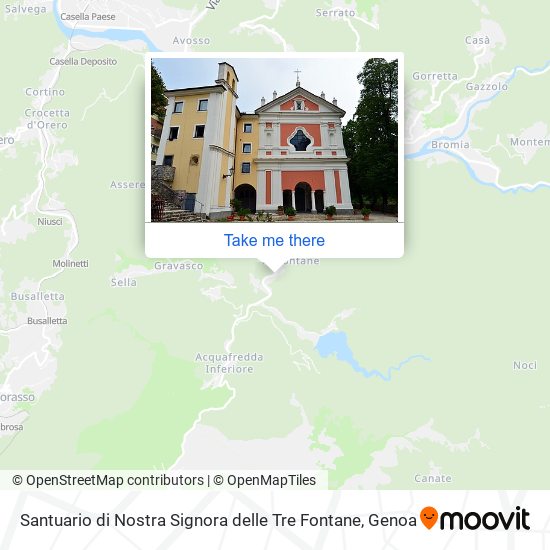 Santuario di Nostra Signora delle Tre Fontane map