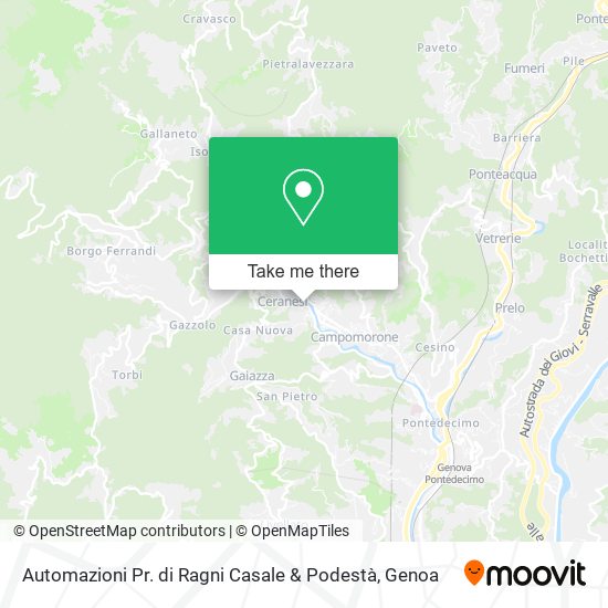 Automazioni Pr. di Ragni Casale & Podestà map