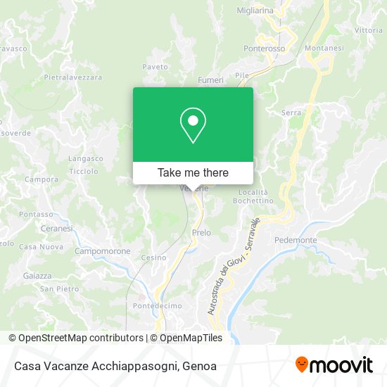 Casa Vacanze Acchiappasogni map