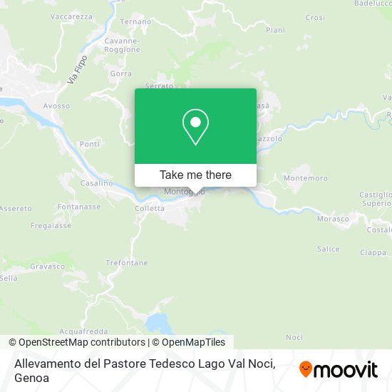 Allevamento del Pastore Tedesco Lago Val Noci map