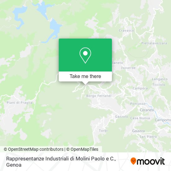 Rappresentanze Industriali di Molini Paolo e C. map