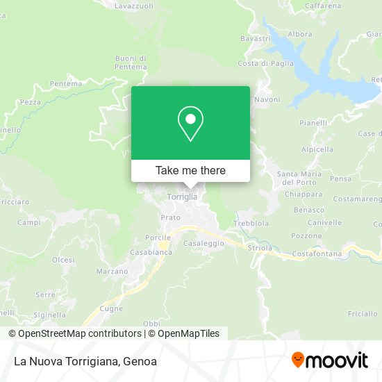 La Nuova Torrigiana map