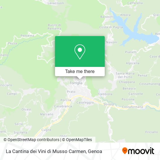 La Cantina dei Vini di Musso Carmen map