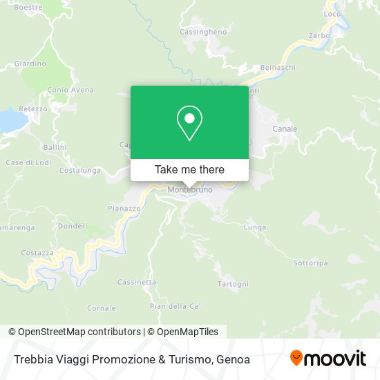 Trebbia Viaggi Promozione & Turismo map