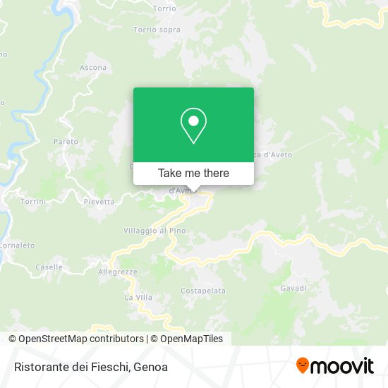 Ristorante dei Fieschi map