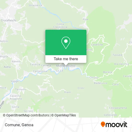 Comune map