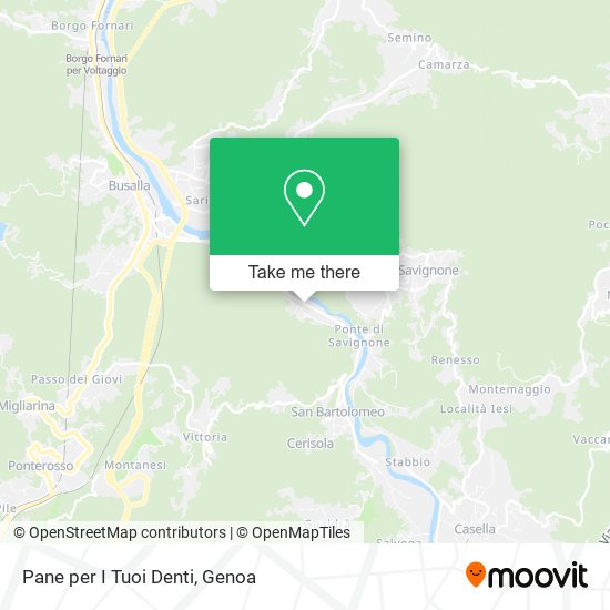 Pane per I Tuoi Denti map