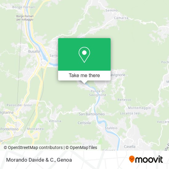 Morando Davide & C. map