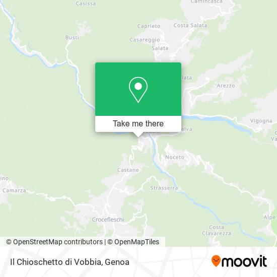 Il Chioschetto di Vobbia map