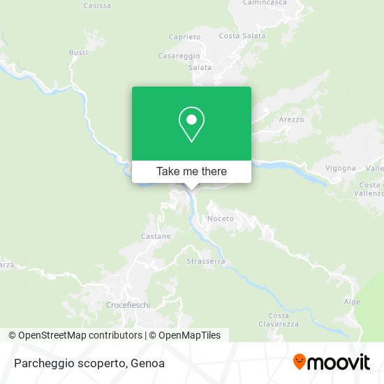 Parcheggio scoperto map