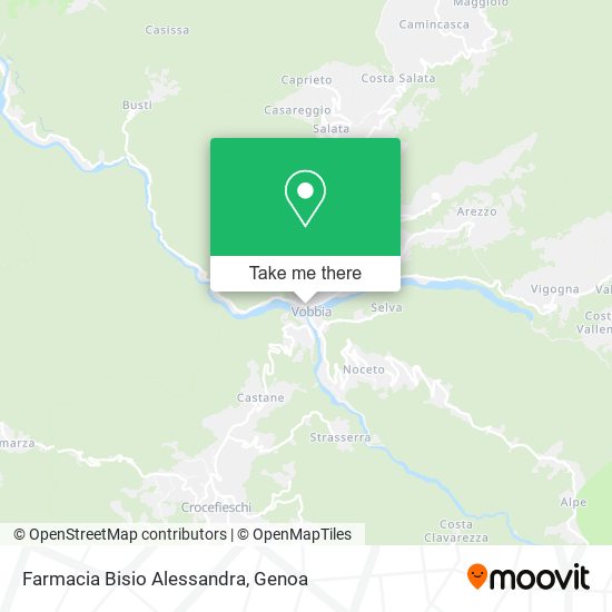 Farmacia Bisio Alessandra map