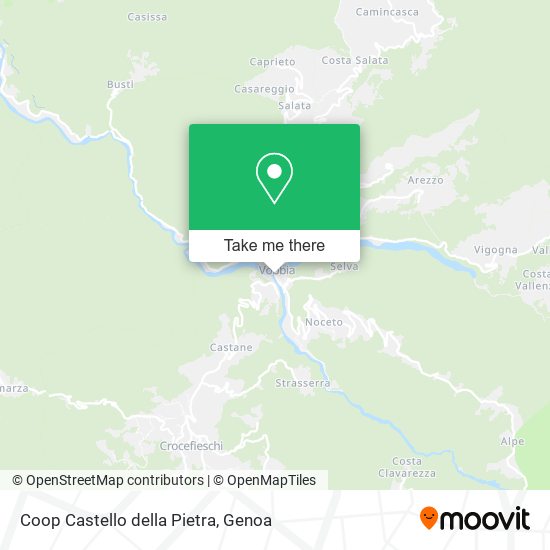 Coop Castello della Pietra map