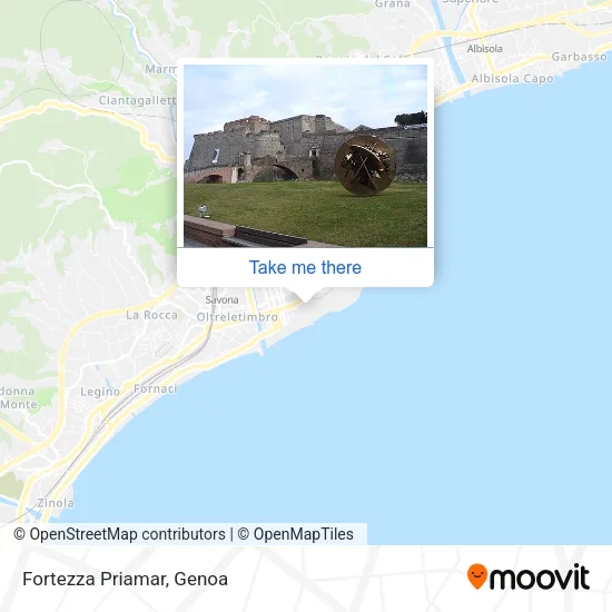 Priamar Fortress map