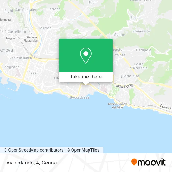 Via Orlando, 4 map