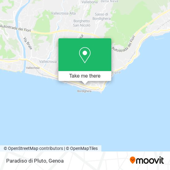 Paradiso di Pluto map