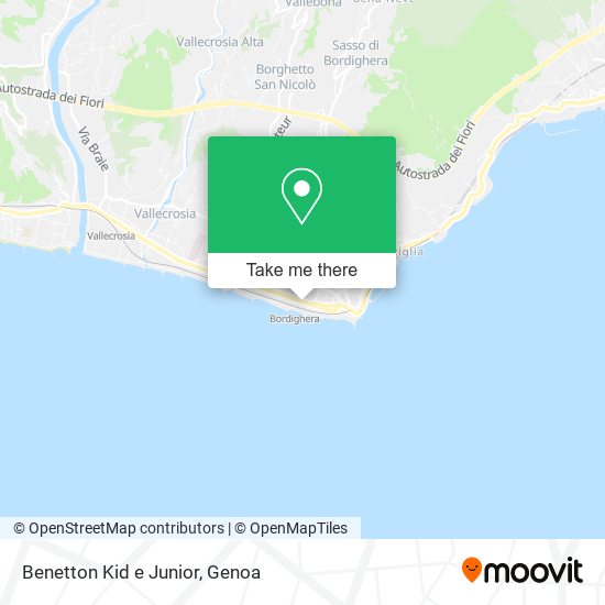 Benetton Kid e Junior map