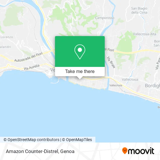 Amazon Counter-Distrel map