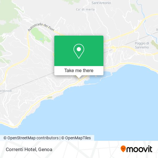 Correnti Hotel map