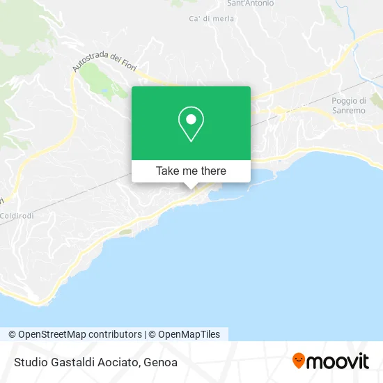 Studio Gastaldi Aociato map