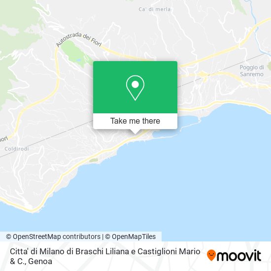 Citta' di Milano di Braschi Liliana e Castiglioni Mario & C. map