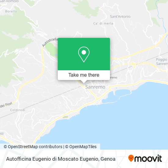 Autofficina Eugenio di Moscato Eugenio map