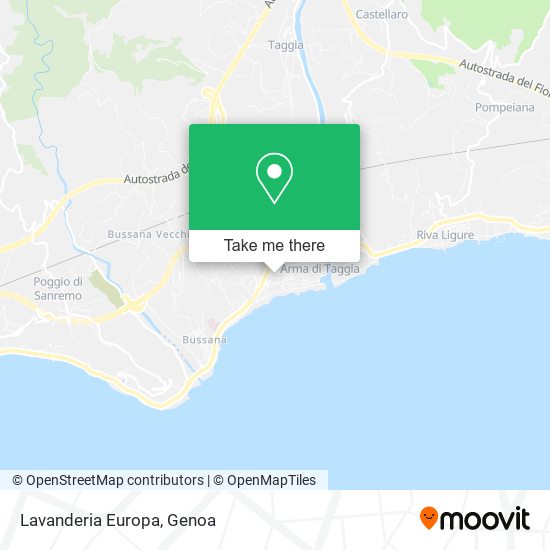 Lavanderia Europa map