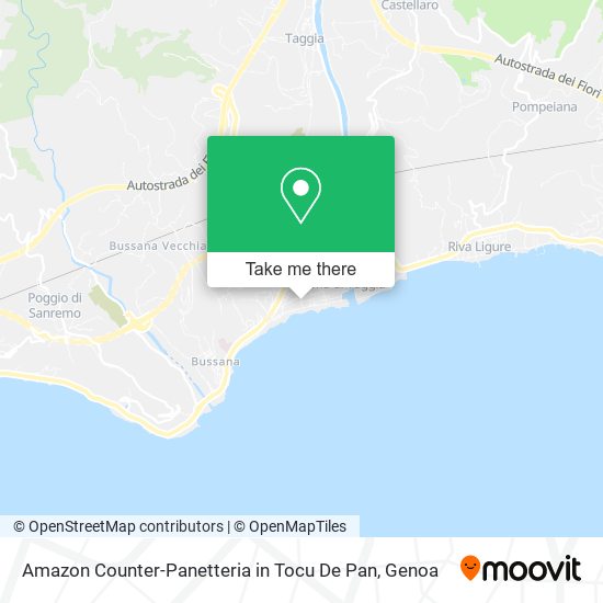 Amazon Counter-Panetteria in Tocu De Pan map