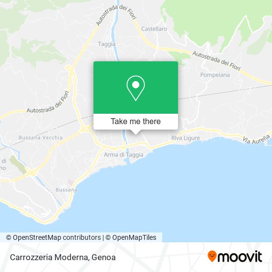 Carrozzeria Moderna map