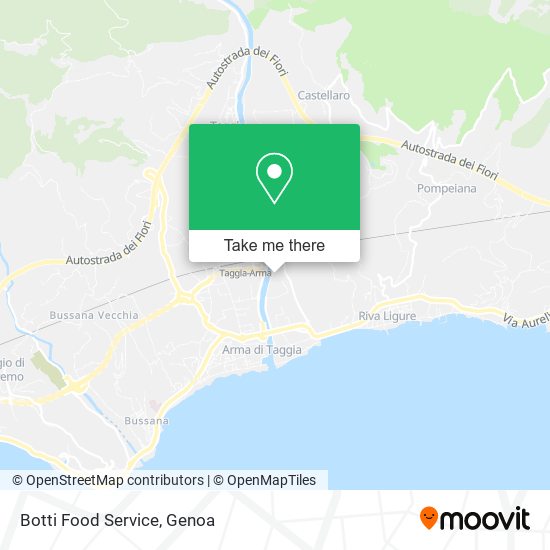 Botti Food Service map
