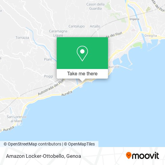 Amazon Locker-Ottobello map