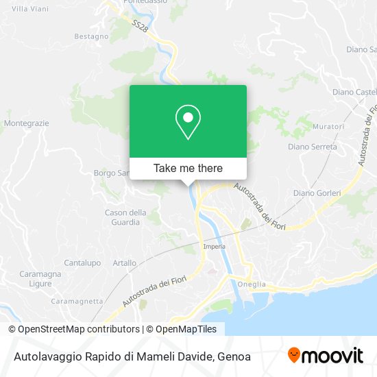 Autolavaggio Rapido di Mameli Davide map