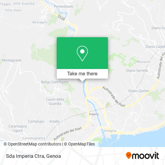 Sda Imperia Ctra map
